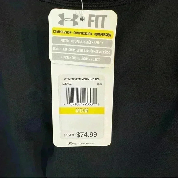 NWT Under Armour conoression cold gear leggings size medium - Picture 7 of 13